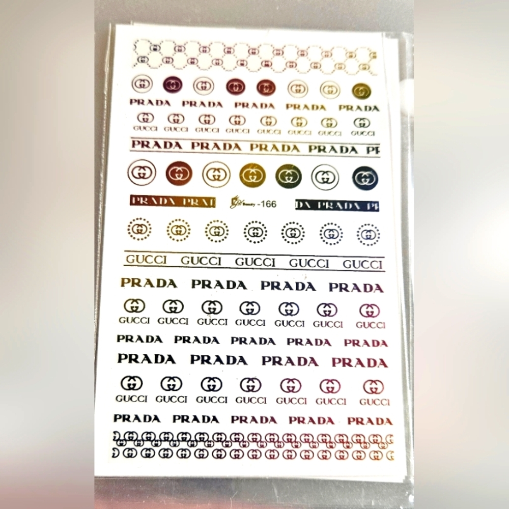 NWT NAIL ART DESIGN HOLOGRAPHIC 🌈 RAINBOW STICKERS N°166!